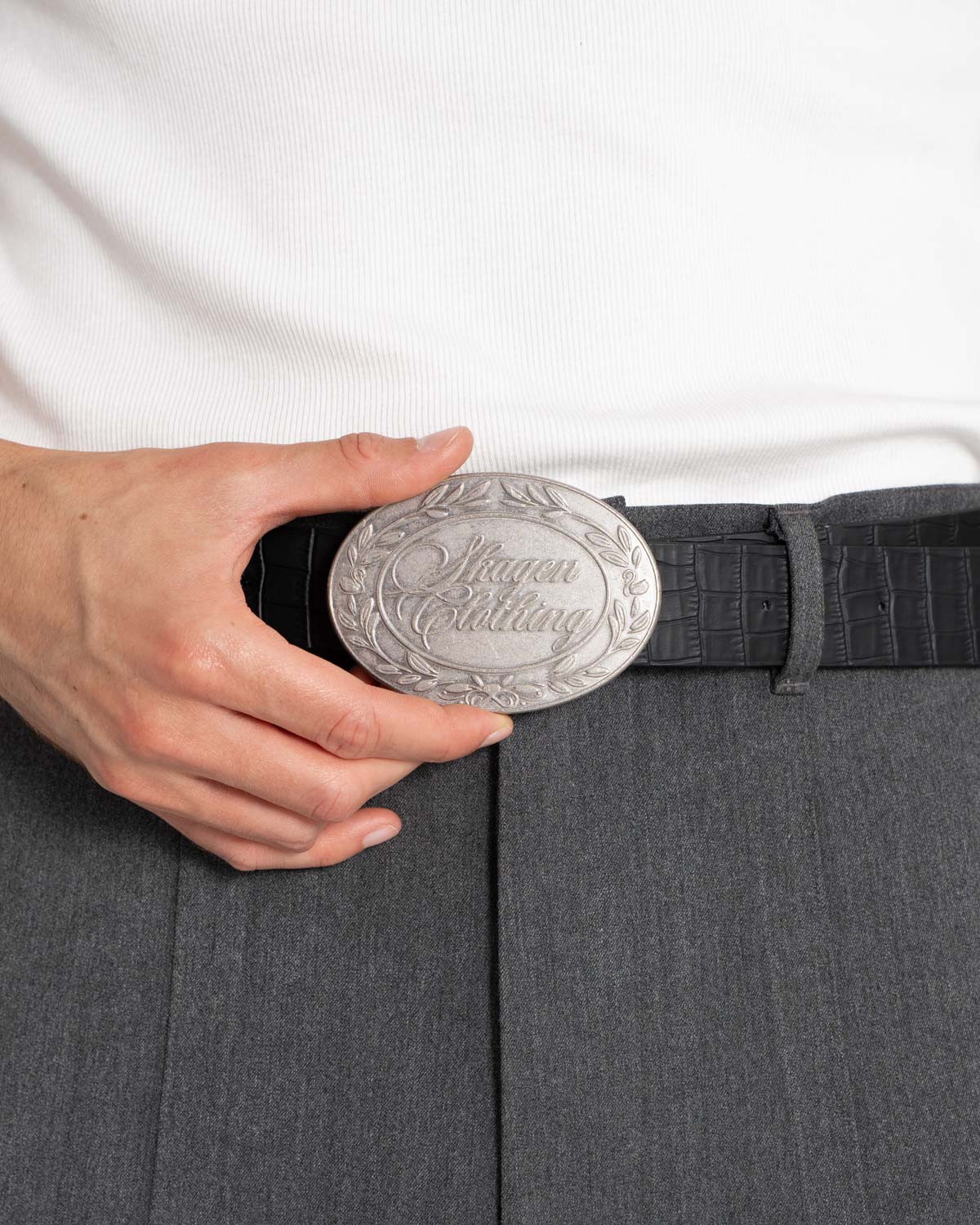 Croc Belt Black